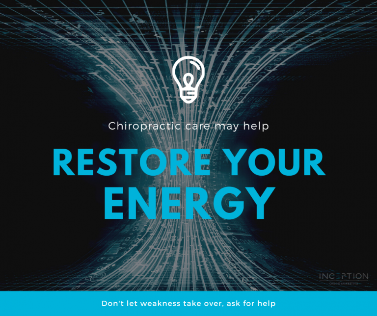Restore Your Energy Be Healthy Today