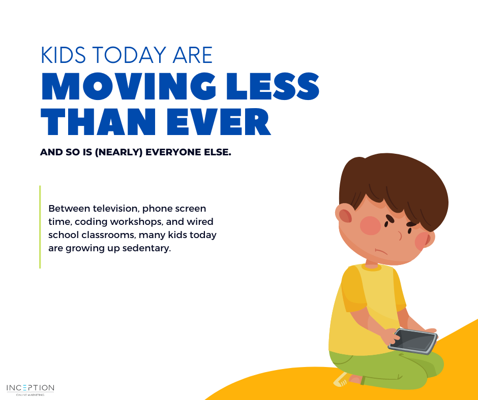 Kids Moving Less