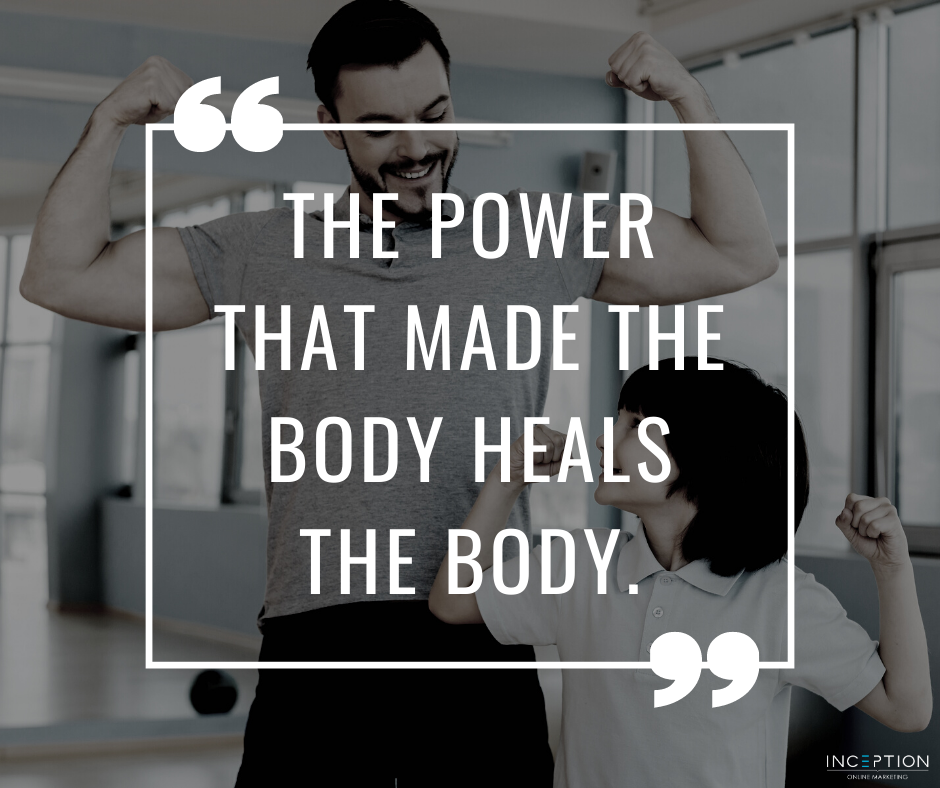 The POWER That Made the Body Heals the Body.